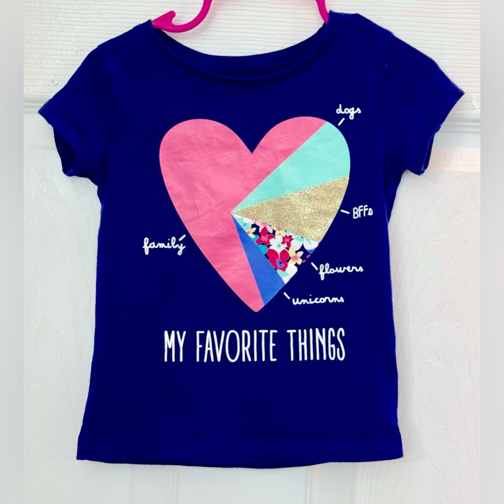 “My Favorite Things” Short Sleeve Tee Shirtt